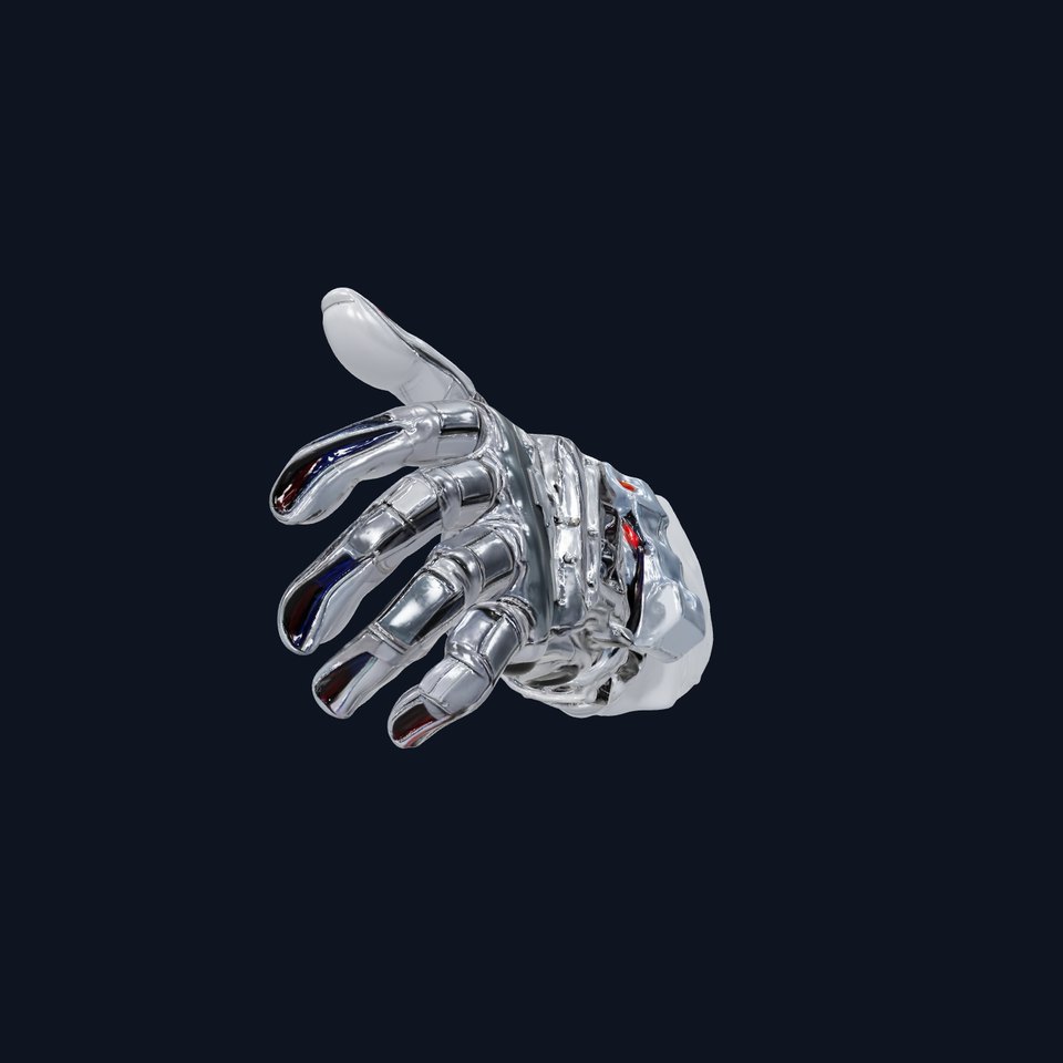 Futuristic Robotic Glove Model Pack